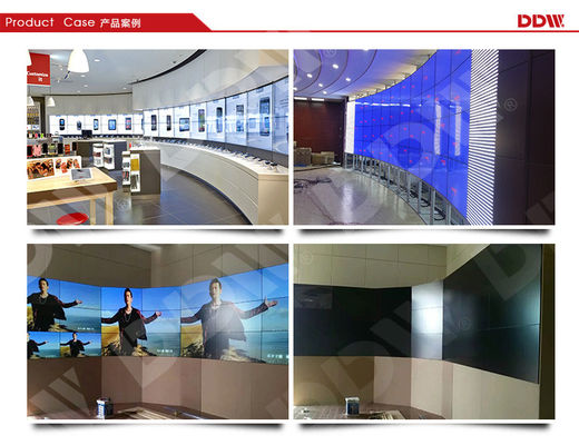 65" Curved Video Wall 500 Nits 1080p High Resolution 3.5mm Snarrow Bezel DDW-LW650HN11
