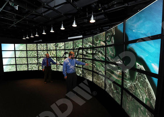 Led Backlight Curved Video Screen 500 Nits Surface Anti Glare LG Thin Bezel Monitor