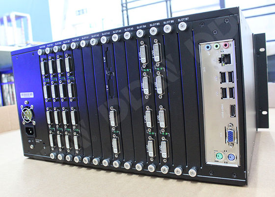 Dual Link DVI Input  4k video wall processor , video wall matrix controller 144 maximum output numbers DDW-VPH0808