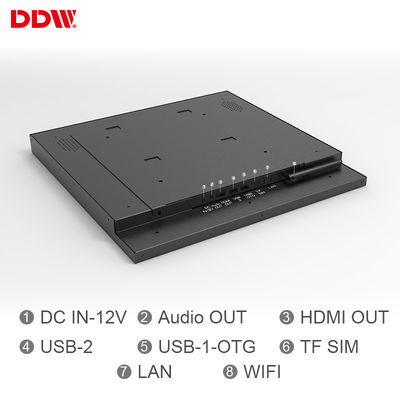 22 inch High Definition Square Screen Lcd Digital Signage Advertising Monitor For Supermarket