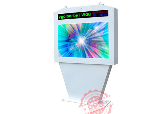 50 Inch Tft Type Stand Alone Outside Digital Signage Totem 1920x1080 Resolution