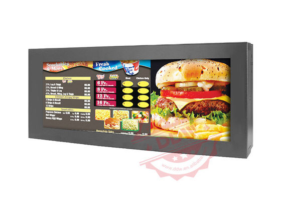 38 inch wall mounting FHD stretch bar lcd display with ultra wide lcd panel