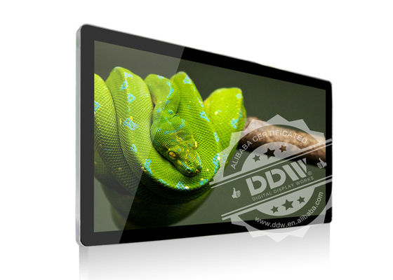 Wall Mount Transparent LCD Display Touch Screen Monitor 1920x1080 For Shopping Plaza