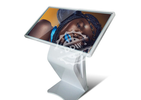 Rotating lcd display Touch Screen Digital Signage kiosk 3mm thickness tempered glass