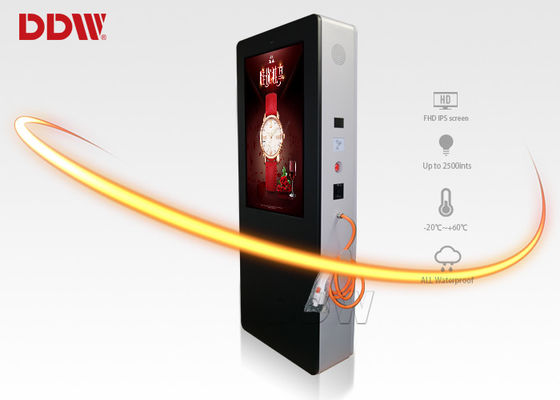 Outdoor Charge Pile Charge Pile Digital Signage 2500 Nits AC 110V-240V For Energy Car