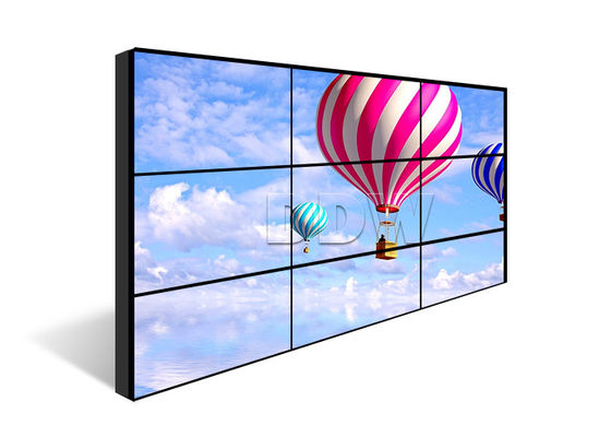 Super thin bezel LG 3x3 video wall tv screens panel resolution 1920x1080