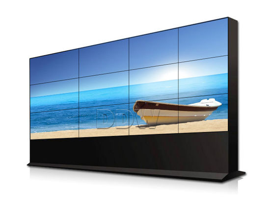 1x3 Lcd Control Room Video Wall 55 Inch Thin Bezel TV High Contrast RS232 Control