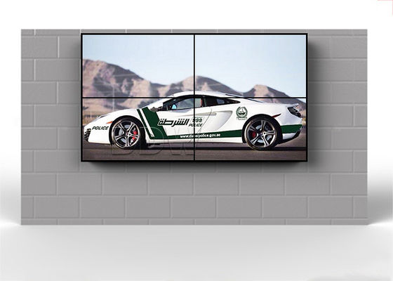 Ultra Narrow Bezel Video Display Walls FHD 1920x1080  X2 LG 500 Nits 55 Inch