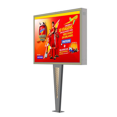 High brightness 8000nits IP65 p6 led digital double sided display screen billboard outdoor advertising