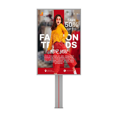 Easy installation waterproof IP65 p6 8000nits steel 4G system outdoor advertising led billboard with HDMl