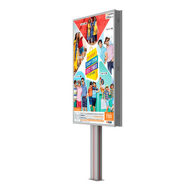 High end design 8000nits waterproof IP65 p6 steel outdoor led billboard for advertising