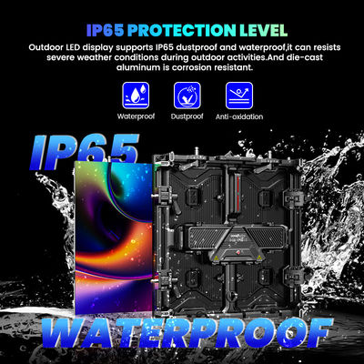 Waterproof 500x500 full color p3.91 p1.56 P2.604 7680hz panel indoor outdoor display wall stage rental led screen