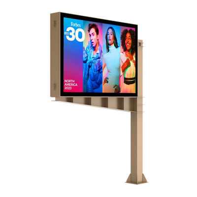 Custom High end design 8000nits P6 IP65 led digital double sided display screen billboard outdoor advertising