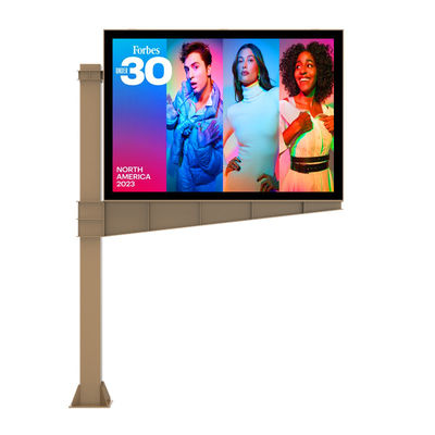 Custom High end design 8000nits P6 IP65 led digital double sided display screen billboard outdoor advertising
