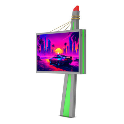 Easy installation P6 steel 8000nits waterproof display outdoor advertising led billboard