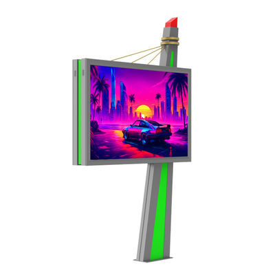 Easy installation P6 steel 8000nits waterproof display outdoor advertising led billboard