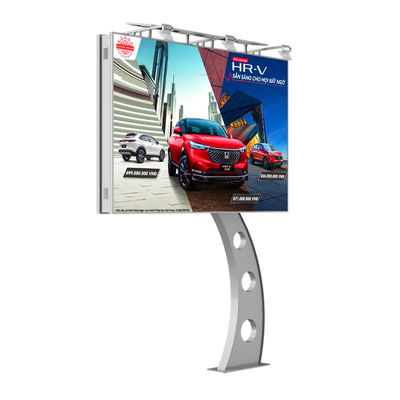 High brightness 8000nits IP65 p6 led digital double sided display screen billboard outdoor advertising led video wall