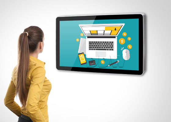 WIFI School Bank Hospitality Interactive Touch Screen Display WLED Backlit Type