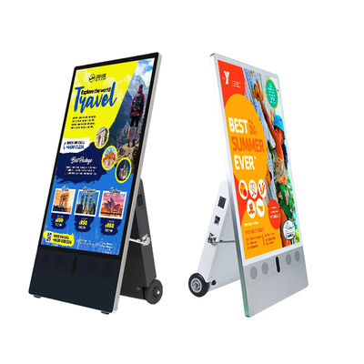 43 inch Outdoor Digital Signage Portable and Battery Powered for Effective Advertising Solutions