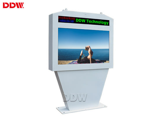 IP65 Digital Display Signs Outdoor 55" 1920x1080 High Brightness 2500 Nits AC 110V-240V