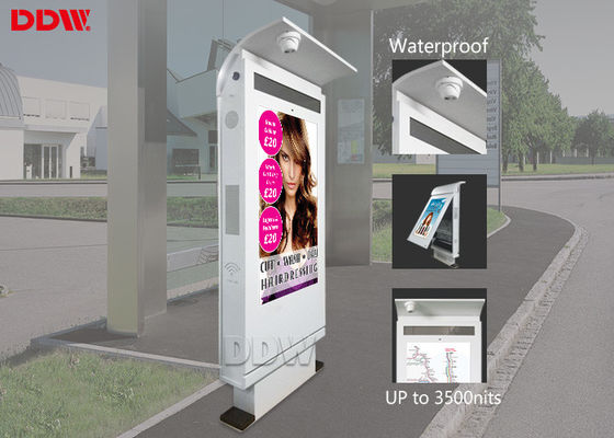55” Sunlight readability floor standing display enhancement support wifi / 3g / LAN DDW-AD5501S