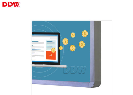 FHD Indoor Elevator Wall Mounted Advertising Displays Touch Screen High Brightness