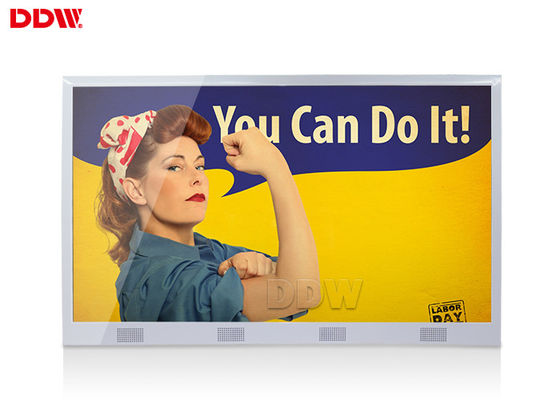 Multi Dot Touchscreen Wall Mounted Advertising Display Totem / Horizontal 43'' DDW-AD4301WN