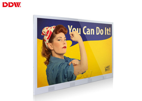 Indoor Lcd Wall Mounted Advertising Display 55 Inch Hight Resolution Wifi MP4