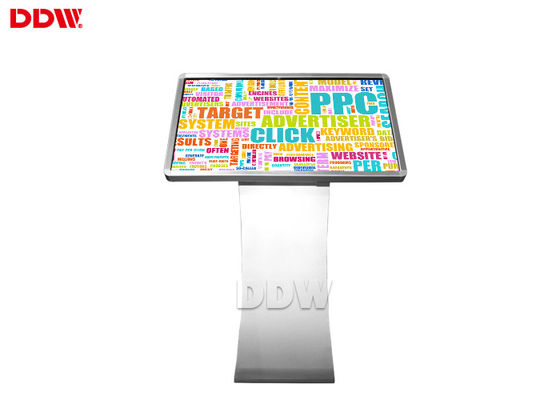 65 Inch 1920x1080 Resolution 500 ni't's Touch Screen Digital Signage Kiosk , Self Service Software Lcd Advertising Playe