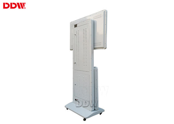 82 inch Floor Standing rotating kiosk Lcd Advertising Player 1920x1080 16.7M For Shopping Mall 500 nits DDW-AD8201S