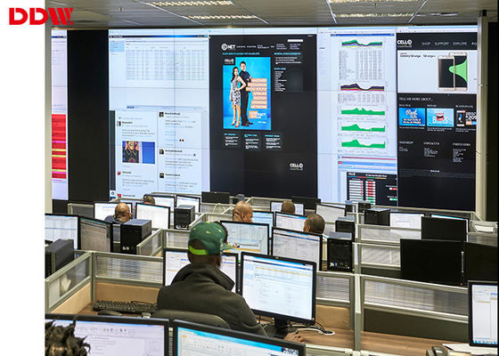 CCTV video wall control room 1200 : 1 contrast DVI VGA video wall AC 110 - 240v DDW-LW550HN16