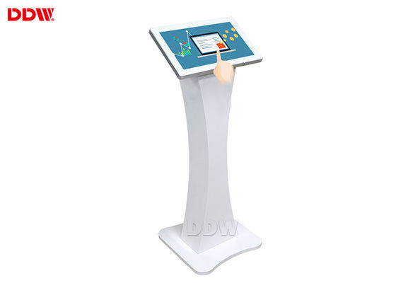 Factory direct sale 19 inch small size capacitive multi touch android floor standing digital signage touch screen kiosk