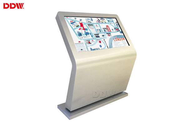 DDW customized 49 inch 500cd/m2 floor stand lcd touch screen kiosk for shopping center DDW-AD4901TK