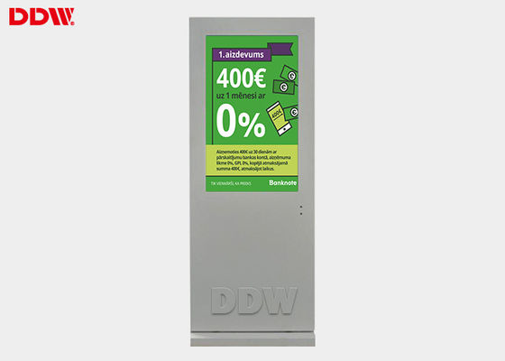 49" High bright lcd Digital Signage Kiosk , tft standing display signs 360W DDW-AD4901S