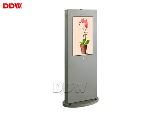 Commercial big floor sign stands , IP65 lcd ad display original LG panel