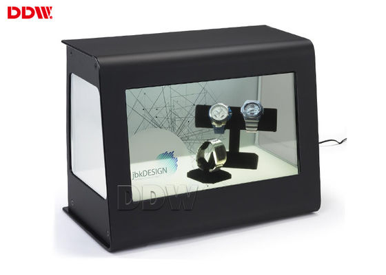 Cosmetics Store 43 Inch Transparent LCD Display Kiosk With 6 Points IR Touch