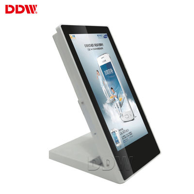 700 Nits Touch Screen Digital Signage 15.6'' Table Top Advertising Display For Cafe