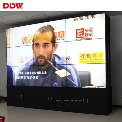 46 DDW LCD Video Wall 1.7mm Ultra Narrow Bezel For Shopping Mall DP Loop Out