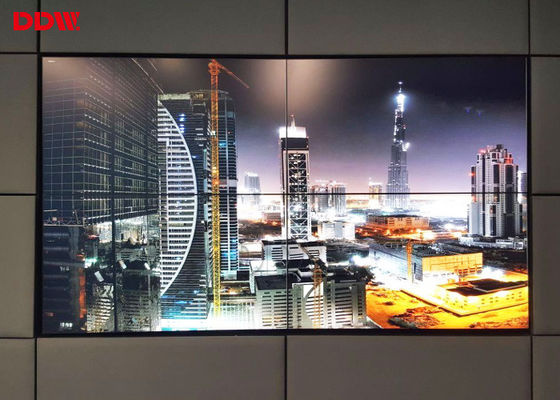 High Contrast LCD Video Wall Display / Multi Screen Display Wall 1920x1080p