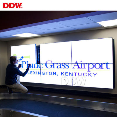 Open Source 3x2 Video Wall 5.3mm Splice Screen Function Thin Bezel TV Display