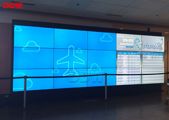 Light Weight Interactive Video Wall Single Screen Display Responsive Time 6ms