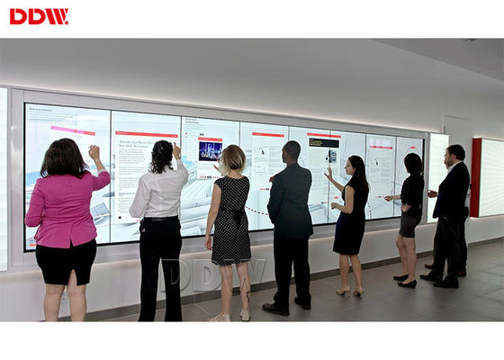 FHD 55" Seamless LCD Video Wall / Interactive Wall Display 500 Nits