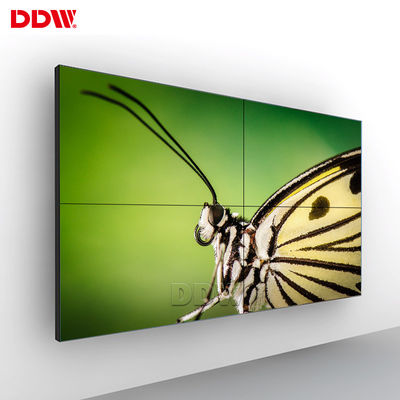 RJ45 Loop 46 Inch CCTV Video Wall HD 178x178 Viewing Angle With 230W Input