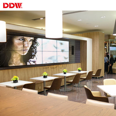 Seamless Video Wall LCD Screens 55 Inch 3.5 Mm DP Loop In Loop Out 2 HDMI
