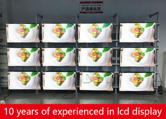 Customized Size LCD Video Wall Display For Shopping Mall 2 X HDMI Input