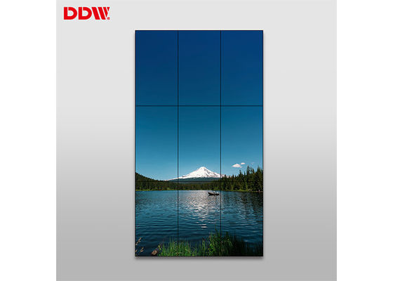 Advertising Multi Screen Video Wall , Frameless LCD Display Low Noise Fans
