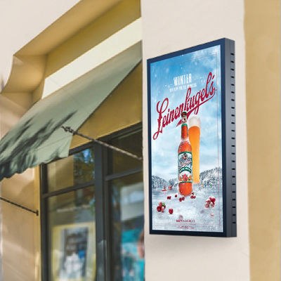 43 inch Outdoor All aluminum Wall Mounted High Brightness Digital Signage