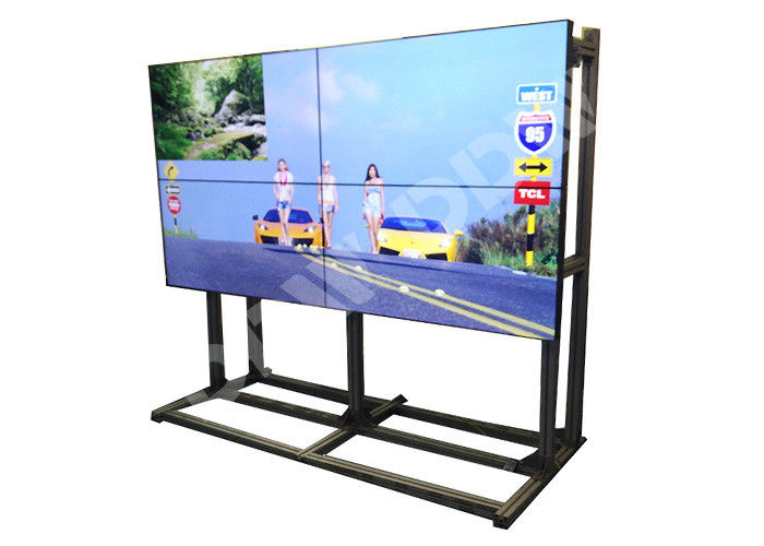 60Hz Refresh Rate Portable display wall , 4k display monitor 3.5mm narrow bezel