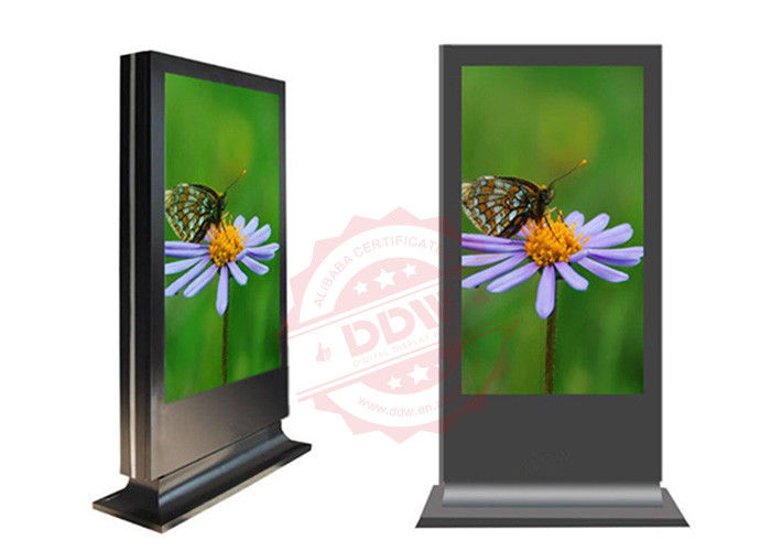 1080P weatherproof stand alone digital signage display / lcd advertising screens