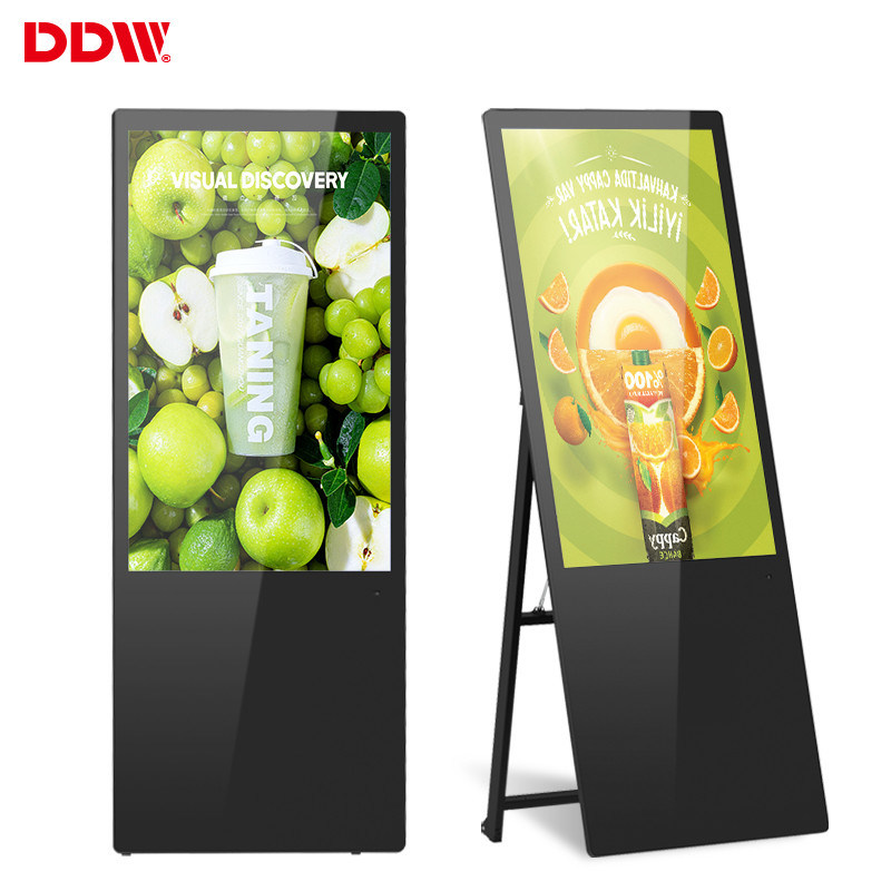 Portable digital poster lcd signage android kiosk smart advertising players screen board digital signage and displays
